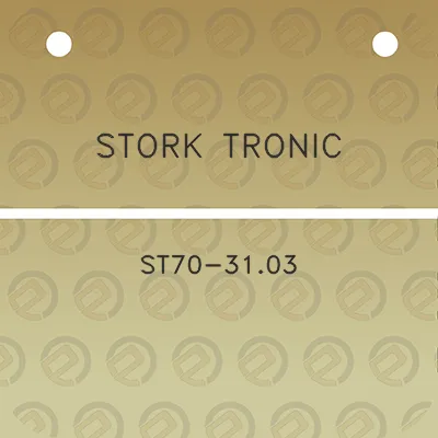 stork-tronic-st70-3103