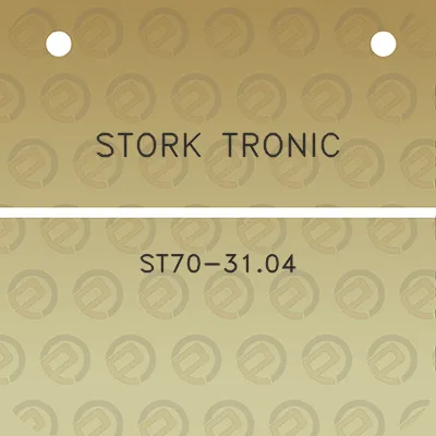 stork-tronic-st70-3104