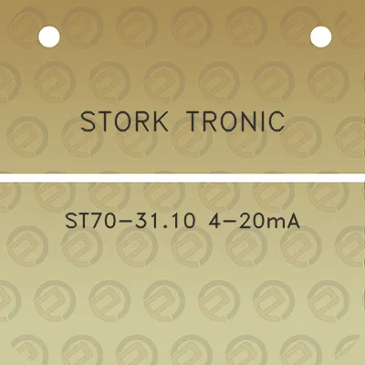 stork-tronic-st70-3110-4-20ma