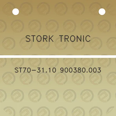 stork-tronic-st70-3110-900380003