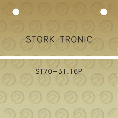 stork-tronic-st70-3116p