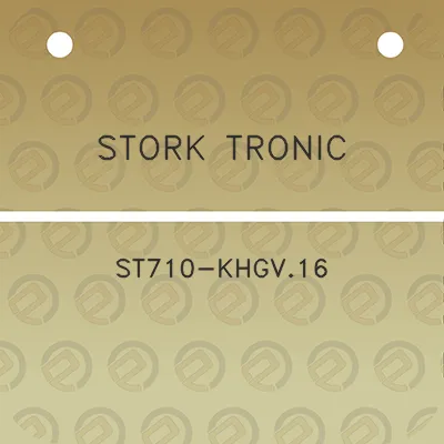 stork-tronic-st710-khgv16