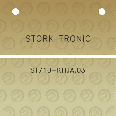 stork-tronic-st710-khja03