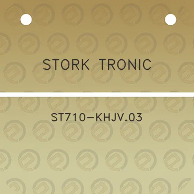 stork-tronic-st710-khjv03