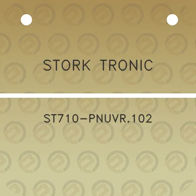 stork-tronic-st710-pnuvr102