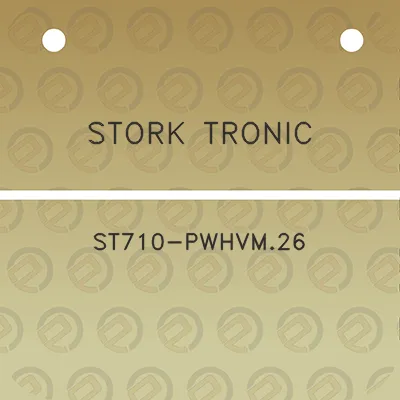 stork-tronic-st710-pwhvm26