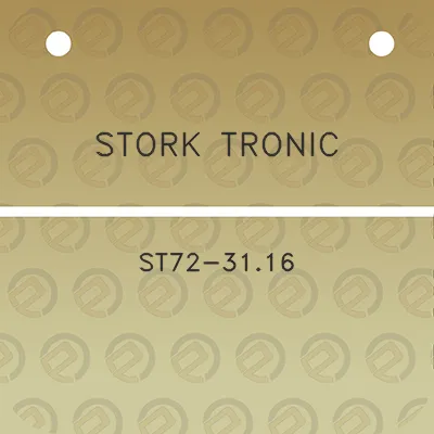 stork-tronic-st72-3116