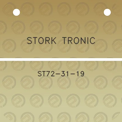 stork-tronic-st72-31-19