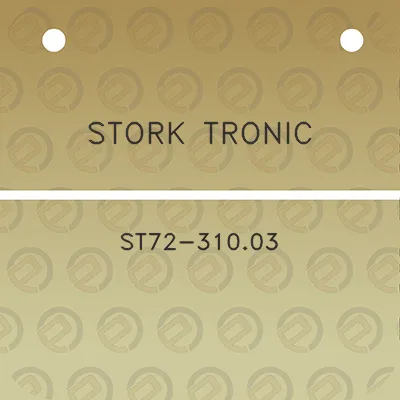 stork-tronic-st72-31003