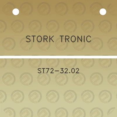 stork-tronic-st72-3202