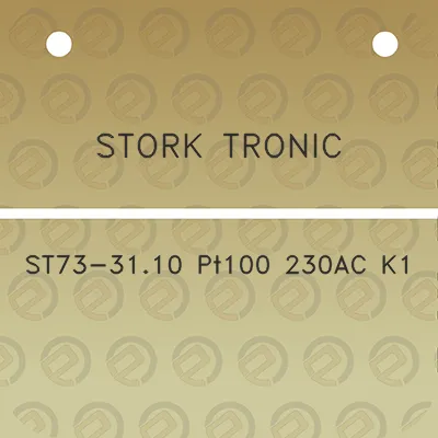 stork-tronic-st73-3110-pt100-230ac-k1