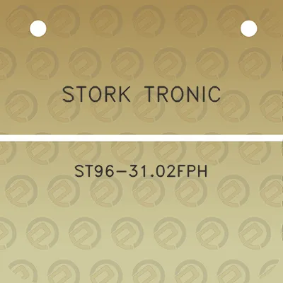 stork-tronic-st96-3102fph