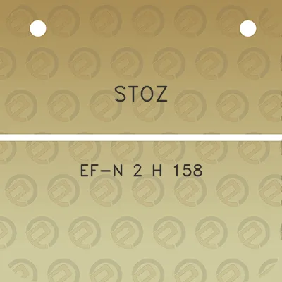 stoz-ef-n-2-h-158