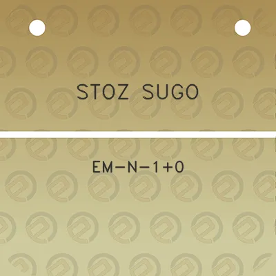 stoz-sugo-em-n-10