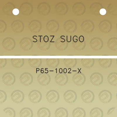 stoz-sugo-p65-1002-x