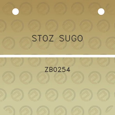 stoz-sugo-zb0254