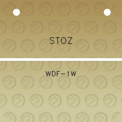 stoz-wdf-1w