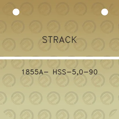 strack-1855a-hss-50-90