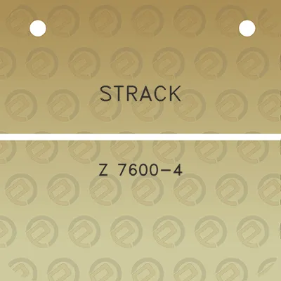 strack-z-7600-4