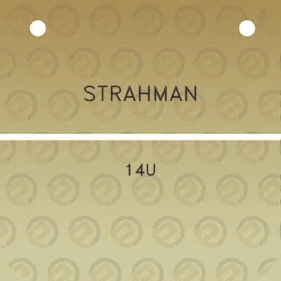 strahman-14u