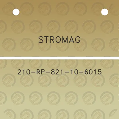 stromag-210-rp-821-10-6015