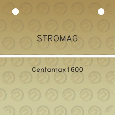 stromag-centamax1600