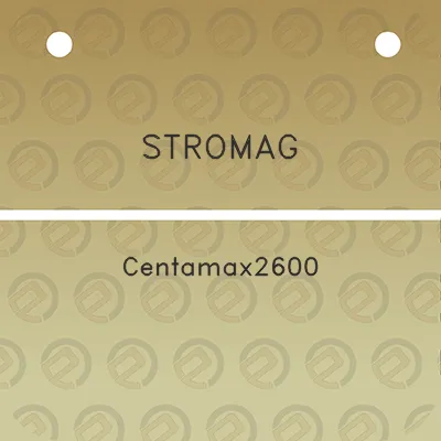 stromag-centamax2600