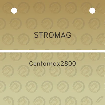 stromag-centamax2800