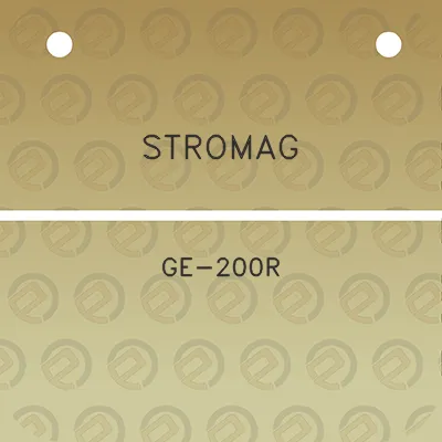 stromag-ge-200r