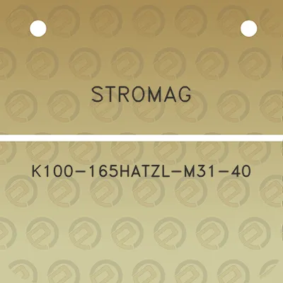 stromag-k100-165hatzl-m31-40