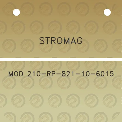 stromag-mod-210-rp-821-10-6015