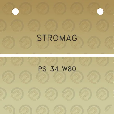 stromag-ps-34-w80