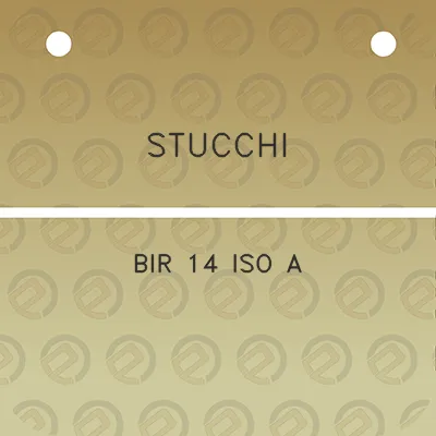 stucchi-bir-14-iso-a