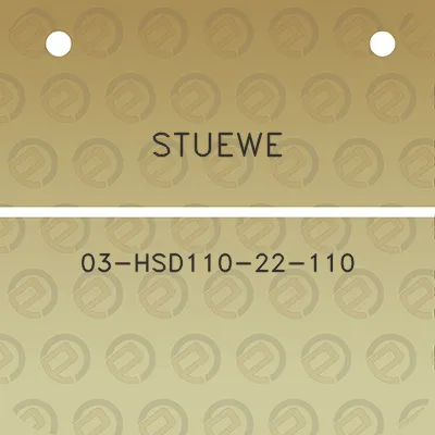 stuewe-03-hsd110-22-110