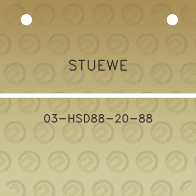 stuewe-03-hsd88-20-88