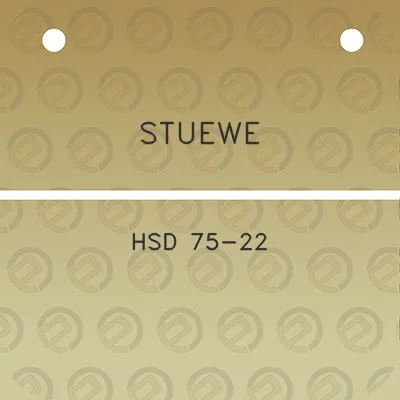 stuewe-hsd-75-22