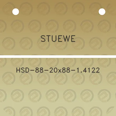 stuewe-hsd-88-20x88-14122