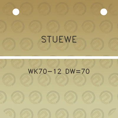 stuewe-wk70-12-dw70