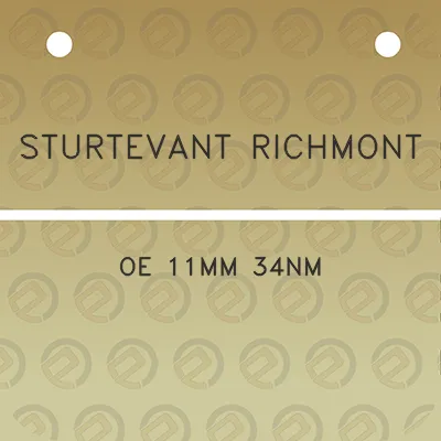 sturtevant-richmont-oe-11mm-34nm