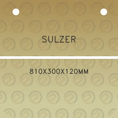 sulzer-810x300x120mm