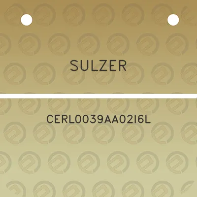 sulzer-cerl0039aa02i6l