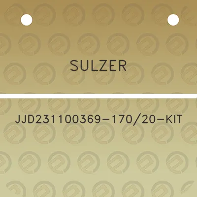 sulzer-jjd231100369-17020-kit