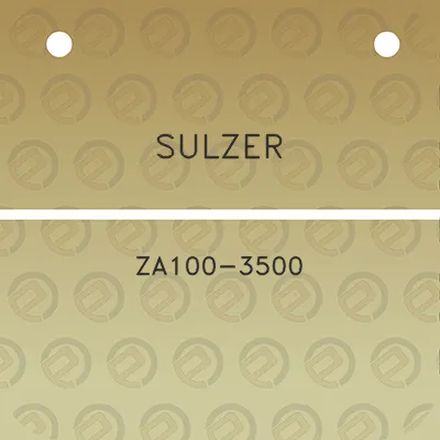 sulzer-za100-3500