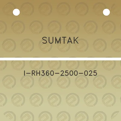 sumtak-i-rh360-2500-025