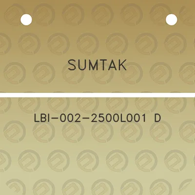 sumtak-lbi-002-2500l001-d