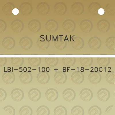 sumtak-lbi-502-100-bf-18-20c12