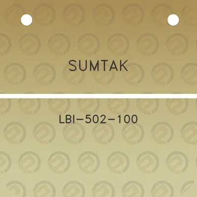 sumtak-lbi-502-100