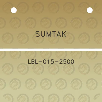 sumtak-lbl-015-2500