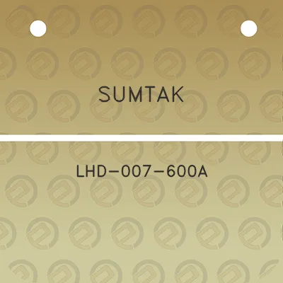 sumtak-lhd-007-600a