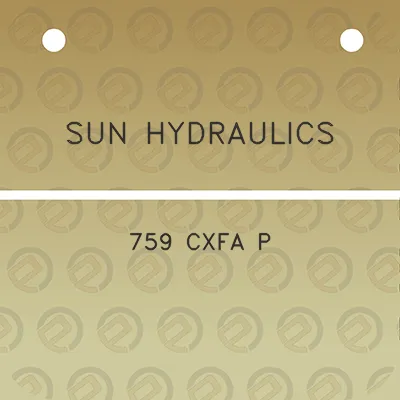 sun-hydraulics-759-cxfa-p